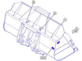 Benna per pala CATERPILLAR
