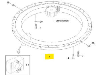 Ralla di rotazione HYUNDAI