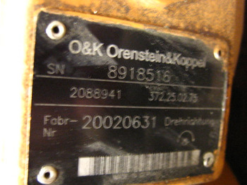 Motore idraulico O&K