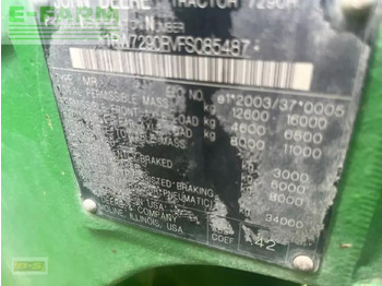 Trattore JOHN DEERE 7290R