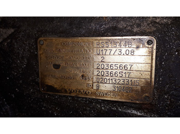 Differenziale Volvo MS17X.- 2.85/ 3.08 .\5.29\ 5.63.: foto 3