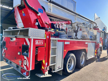 Camion MAN TGA 26.350 Magirus ALP 320L = 32 meter, Waterpump, 6x4, Steel springs: foto 4