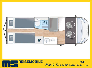 Furgonato Chausson V697 FIRST LINE / -2025- / 140PS / EINZELBETTEN: foto 2