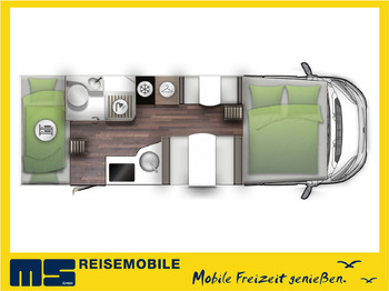 Camper mansardato FORSTER