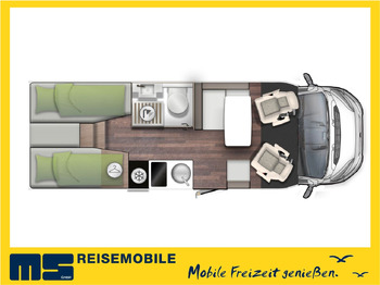Camper profilato Forster T 699 EB / -2025- / EINZELBETTEN / 140-AUTOMATIK: foto 2