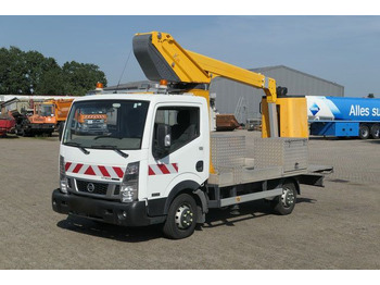 Piattaforma autocarrata, Furgone Nissan 32.12 4x2, 11m Arbeitshühe, Klima, 3x am Lager: foto 4