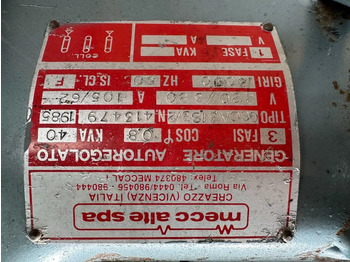 Gruppo elettrogeno Hatz 3M40L Mecc Alte Spa 40 kVA generatorset ex Emergency ! 22 hours !: foto 5