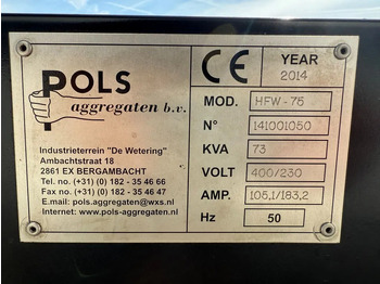 Gruppo elettrogeno Iveco FPT Himoinsa Mecc Alte Spa 75 kVA generatorset: foto 4