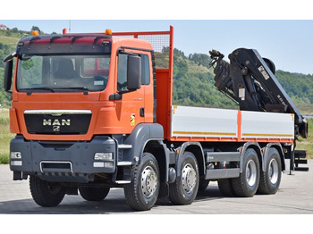 Camion con gru, Autocarro con pianale/ Cassone fisso MAN TGS 35.440 * HIAB 211 E-6 HIDUO +FUNK / 8x4 MAN TGS 35.440 * HIAB 211 E-6 HIDUO +FUNK / 8x4: foto 4