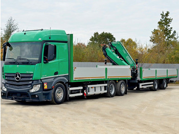 Camion con gru Mercedes-Benz ACTROS 2645* FASSI F345 RA 2.4/FUNK+Anhänger: foto 3 Camion con gru Mercedes-Benz ACTROS 2645* FASSI F345 RA 2.4/FUNK+Anhänger: foto 3