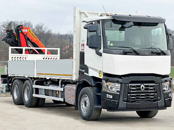 Camion con gru nuovo Renault C 380 *PRITSCHE 6,80m * PK 18002-EH C + FUNK*6x4: foto 4