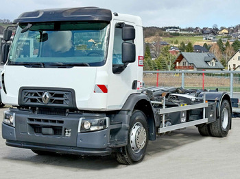 Autocarro scarrabile, Camion con gru Renault C 430* ABROLLKIPPER * TOPZUSTAND: foto 4