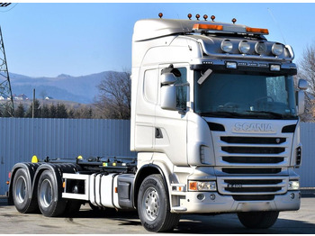 Autocarro scarrabile Scania R 480 Abrollkipper * 6x4 * Top Zustand !: foto 3