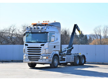 Autocarro scarrabile Scania R 480 Abrollkipper * 6x4 * Top Zustand !: foto 2