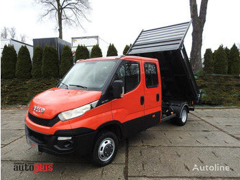 Furgone ribaltabile, Furgone doppia cabina Iveco Daily 35C13 Doka tipper: foto 3