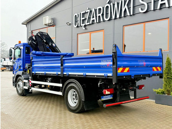 Autocarro ribaltabile, Camion con gru MAN TGM TGL TGS 18.250 // wywrotka 3-S + HDS HMF 1420 - K2 // bu: foto 3 Autocarro ribaltabile, Camion con gru MAN TGM TGL TGS 18.250 // wywrotka 3-S + HDS HMF 1420 - K2 // bu: foto 3