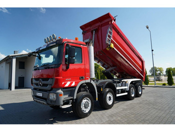 Autocarro ribaltabile Mercedes-Benz ACTROS 4141 / 8X6 / WYWROTKA TYLNOZSYPOWA / MEILLER KIPPER 5.3M: foto 2 Autocarro ribaltabile Mercedes-Benz ACTROS 4141 / 8X6 / WYWROTKA TYLNOZSYPOWA / MEILLER KIPPER 5.3M: foto 2
