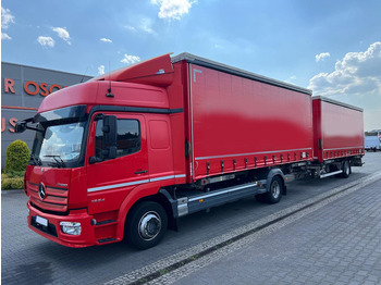 Camion centinato MERCEDES-BENZ Atego 1224