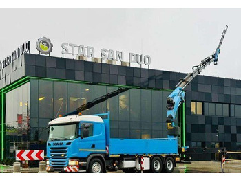 Autocarro con pianale/ Cassone fisso SCANIA G 450