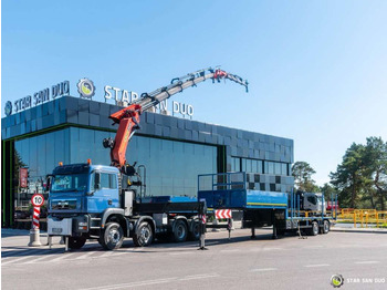 Camion con gru MAN  TGA 35.440 8X6H PALFINGER  60002  Semi-trailer: foto 3