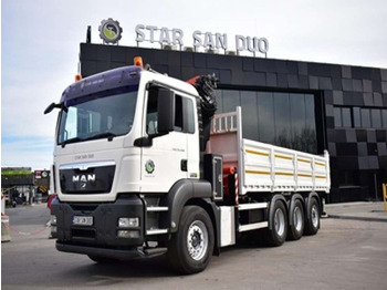 Camion con gru, Autocarro ribaltabile nuovo MAN  TGS 35.400 8X4 PALFINGER PK 33002 CRANE KIPPER: foto 4