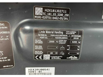 Carrello elevatore a gas Linde H20T-01: foto 4 Carrello elevatore a gas Linde H20T-01: foto 4