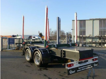 Rimorchio trasporto legname nuovo Ebert KHZA 18 Tandem-Kurzholz-Anhänger NEU: foto 3