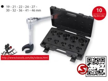 Strumento automobilistico nuovo Diversen Open opsteekringsleutelset 19-46 MM 10PCS: foto 2