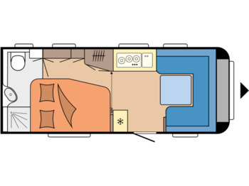Caravan nuovo Hobby 540 WFU Excellent 2023: foto 1