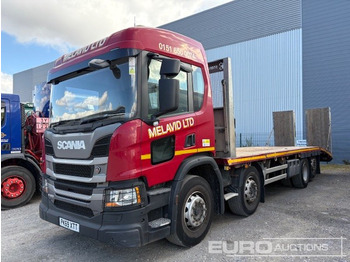 Autocarro con pianale/ Cassone fisso SCANIA P 410