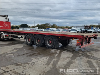 Semirimorchio cassonato/ Pianale Montracon Tri Axle Flat Bed Trailer: foto 3