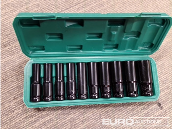 Attrezzature per officina Unused 1/2" Deep Socket Set 10Pcs 10-24mm: foto 3