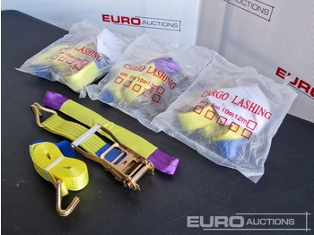 Attrezzatura da costruzione Unused Boss 4M x 50mm 5 Ton Ratchet Straps with Sling (4 of): foto 3