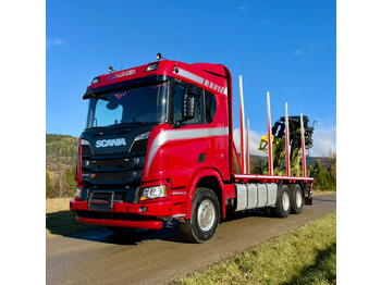 Camion trasporto legname SCANIA R 520