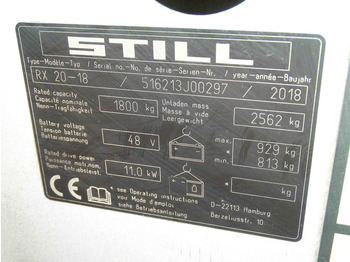 Carrello elevatore elettrico Still RX20-18: foto 5