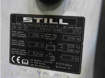 Carrello elevatore elettrico Still RX60-25: foto 5