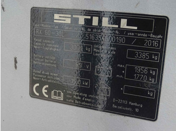 Carrello elevatore elettrico Still RX60-30L: foto 5