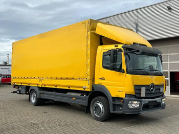 Autocarro con pianale/ Cassone fisso Mercedes-Benz Atego 1224 L  Pritsche LBW: foto 2