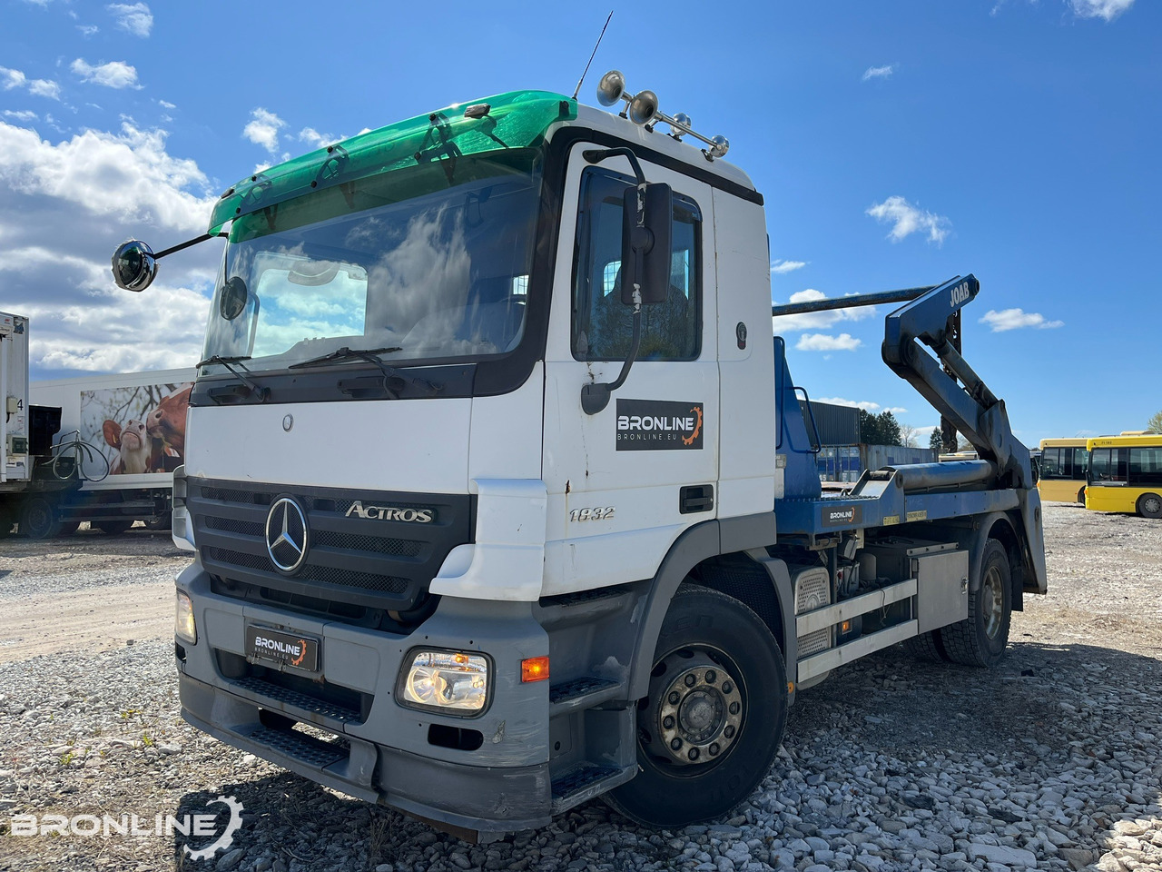 2004 Mercedes-Benz Actros 1832 Skip Loader Joab - Autocarro multibenna: foto 1 2004 Mercedes-Benz Actros 1832 Skip Loader Joab - Autocarro multibenna: foto 1