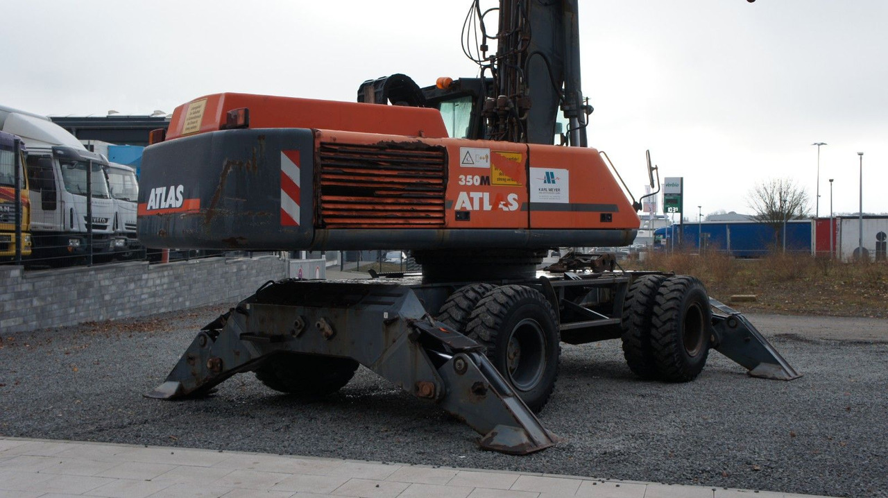 Escavatore gommato Atlas 350 MH Mobilbagger Umschlagbagger Pratzen: foto 7