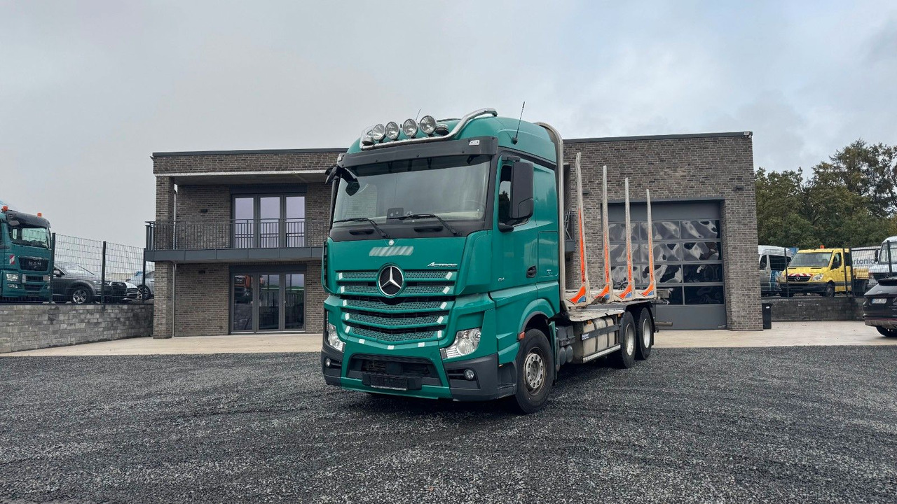 Mercedes-Benz Actros 2645 Holztransporter ohne Kran - Autocarro portacontainer/ Caisse interchangeable: foto 1 Mercedes-Benz Actros 2645 Holztransporter ohne Kran - Autocarro portacontainer/ Caisse interchangeable: foto 1