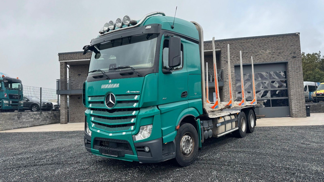 Mercedes-Benz Actros 2645 Holztransporter ohne Kran - Autocarro portacontainer/ Caisse interchangeable: foto 2 Mercedes-Benz Actros 2645 Holztransporter ohne Kran - Autocarro portacontainer/ Caisse interchangeable: foto 2