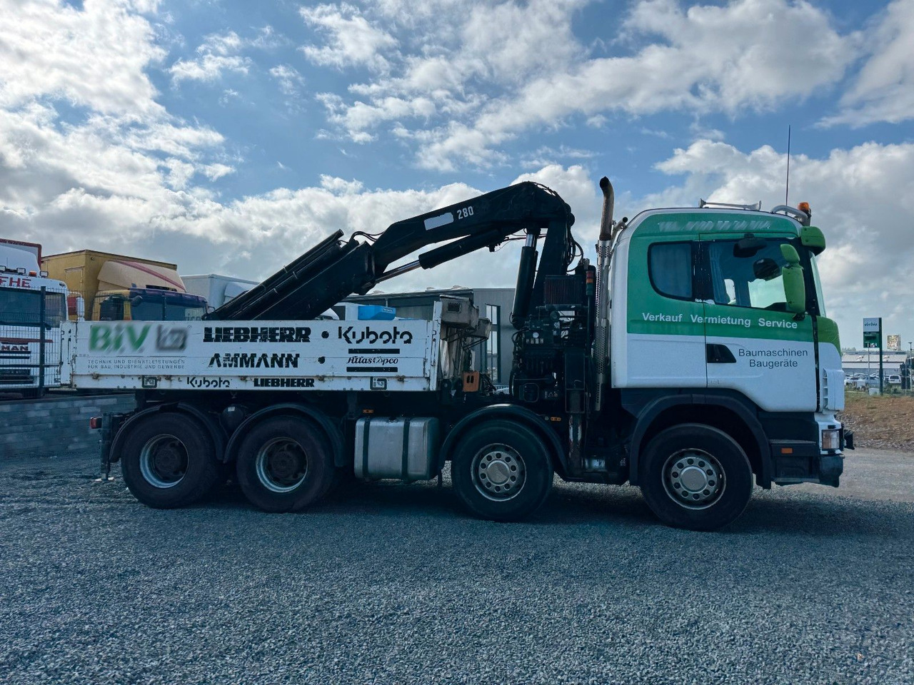Scania 164G 580 V8 Kran Hiab 280 Retarder Sattelplatte Scania 164G 580 V8 Kran Hiab 280 Retarder Sattelplatte - Autocarro con pianale/ Cassone fisso, Camion con gru: foto 5 Scania 164G 580 V8 Kran Hiab 280 Retarder Sattelplatte Scania 164G 580 V8 Kran Hiab 280 Retarder Sattelplatte - Autocarro con pianale/ Cassone fisso, Camion con gru: foto 5