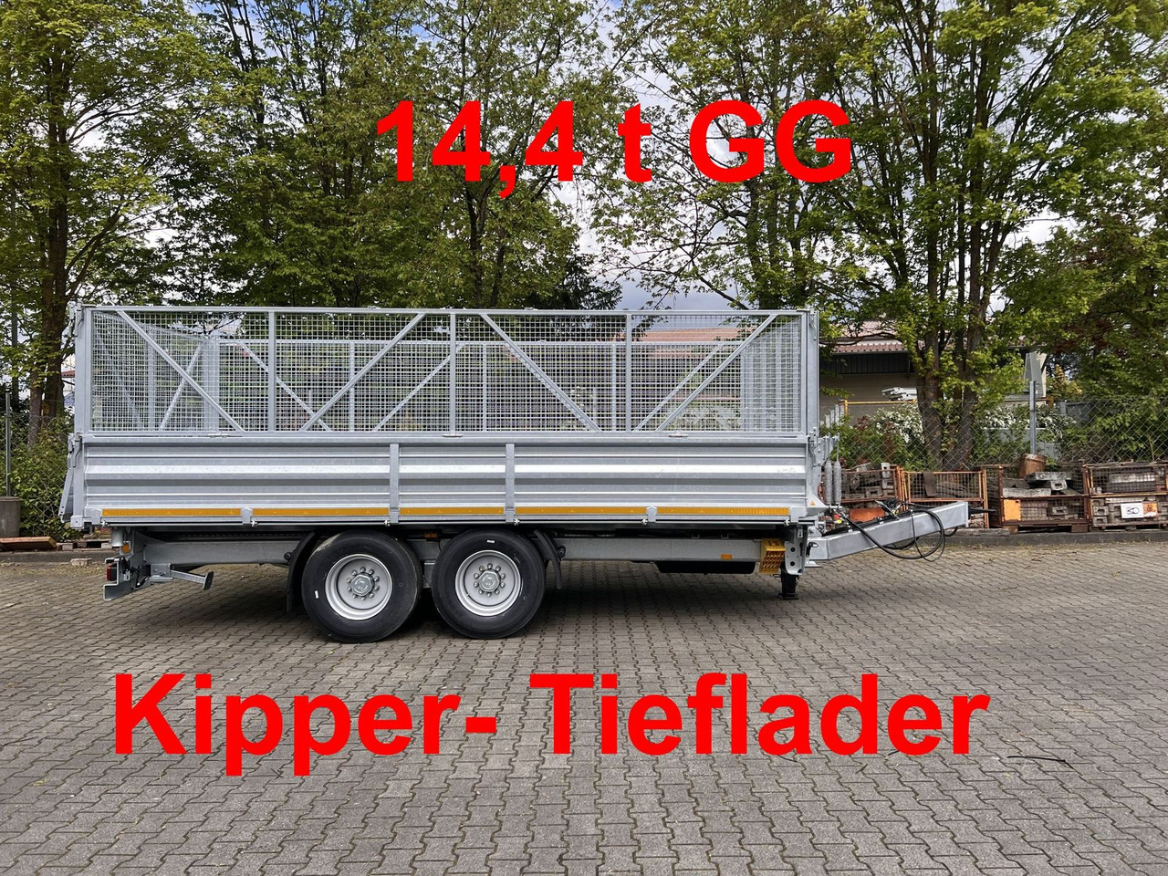 Möslein 14 t Tandem- Kipper Tieflader 5,70 m lang, Brei - Rimorchio ribaltabile: foto 1 Möslein 14 t Tandem- Kipper Tieflader 5,70 m lang, Brei - Rimorchio ribaltabile: foto 1