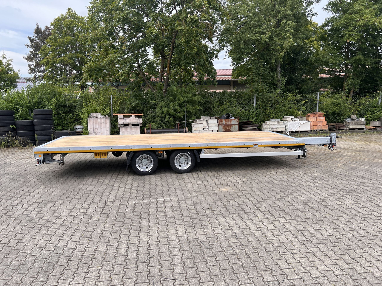 Möslein THT 14-G 7,20 ausziehbar 13,9 t Tandemanhänger- Tieflader, ausziehbar - Rimorchio pianale/ Cassonato: foto 4 Möslein THT 14-G 7,20 ausziehbar 13,9 t Tandemanhänger- Tieflader, ausziehbar - Rimorchio pianale/ Cassonato: foto 4