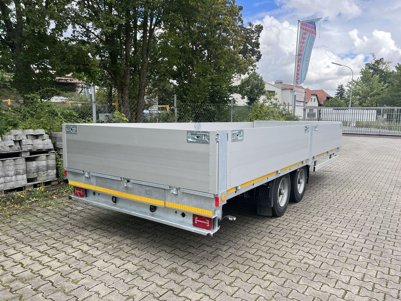 Rimorchio pianale/ Cassonato Möslein  Tandem- Pritschenanhänger- Tieflader: foto 13