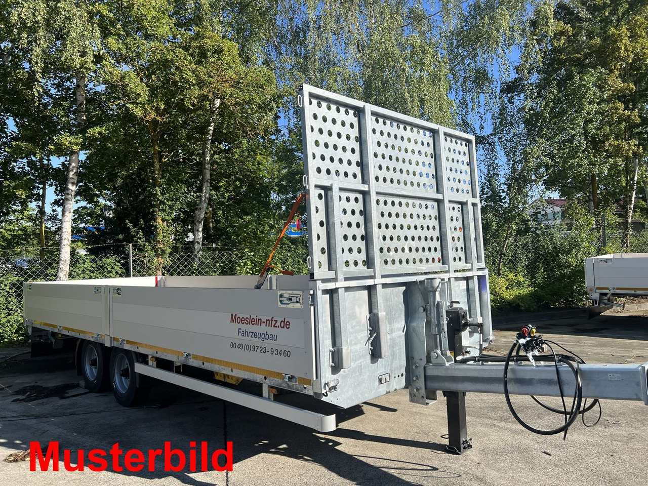 Rimorchio pianale/ Cassonato Möslein  Tandem- Pritschenanhänger- Tieflader: foto 16
