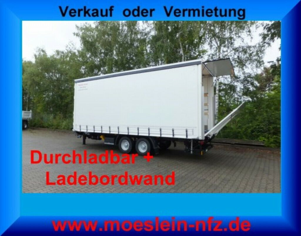Möslein neuer Planenanhänger, Ladebordwand + Durchladba - Rimorchio centinato: foto 1 Möslein neuer Planenanhänger, Ladebordwand + Durchladba - Rimorchio centinato: foto 1