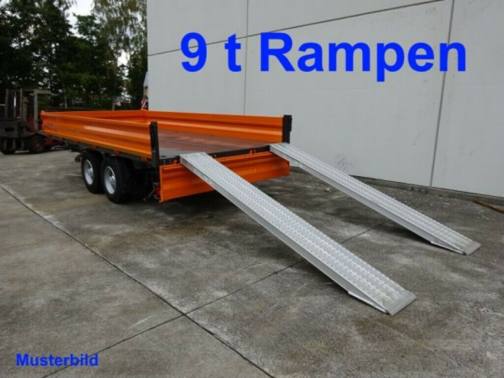 Rimorchio ribaltabile Möslein  neuer Tandem 3- Seitenkipper Tieflader-- Neufah: foto 9