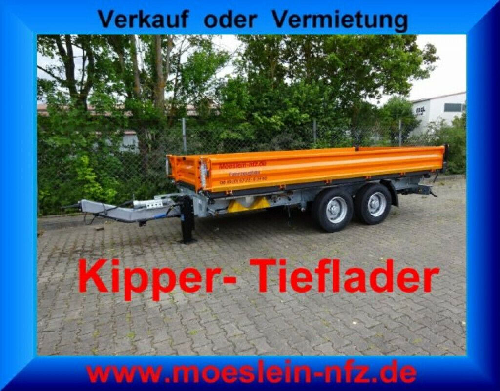 Möslein neuer Tandem 3- Seitenkipper Tieflader-- Neufah - Rimorchio ribaltabile: foto 2 Möslein neuer Tandem 3- Seitenkipper Tieflader-- Neufah - Rimorchio ribaltabile: foto 2